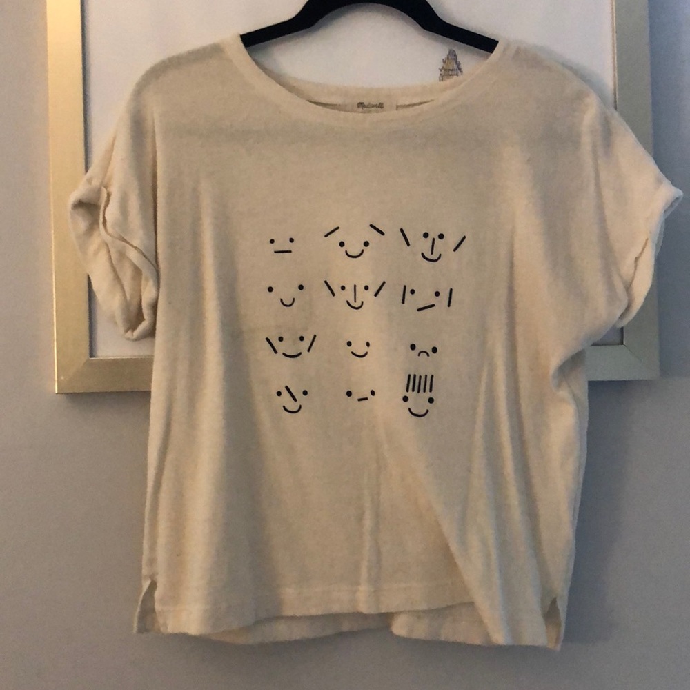 MADEWELL smily face t-shirt